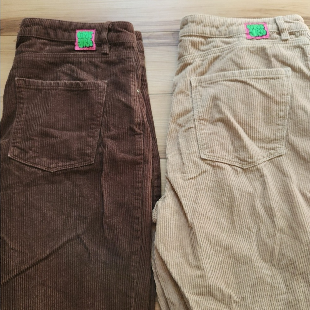 Empyre Men's Corduroy Pants - Brown and Tan 34x30